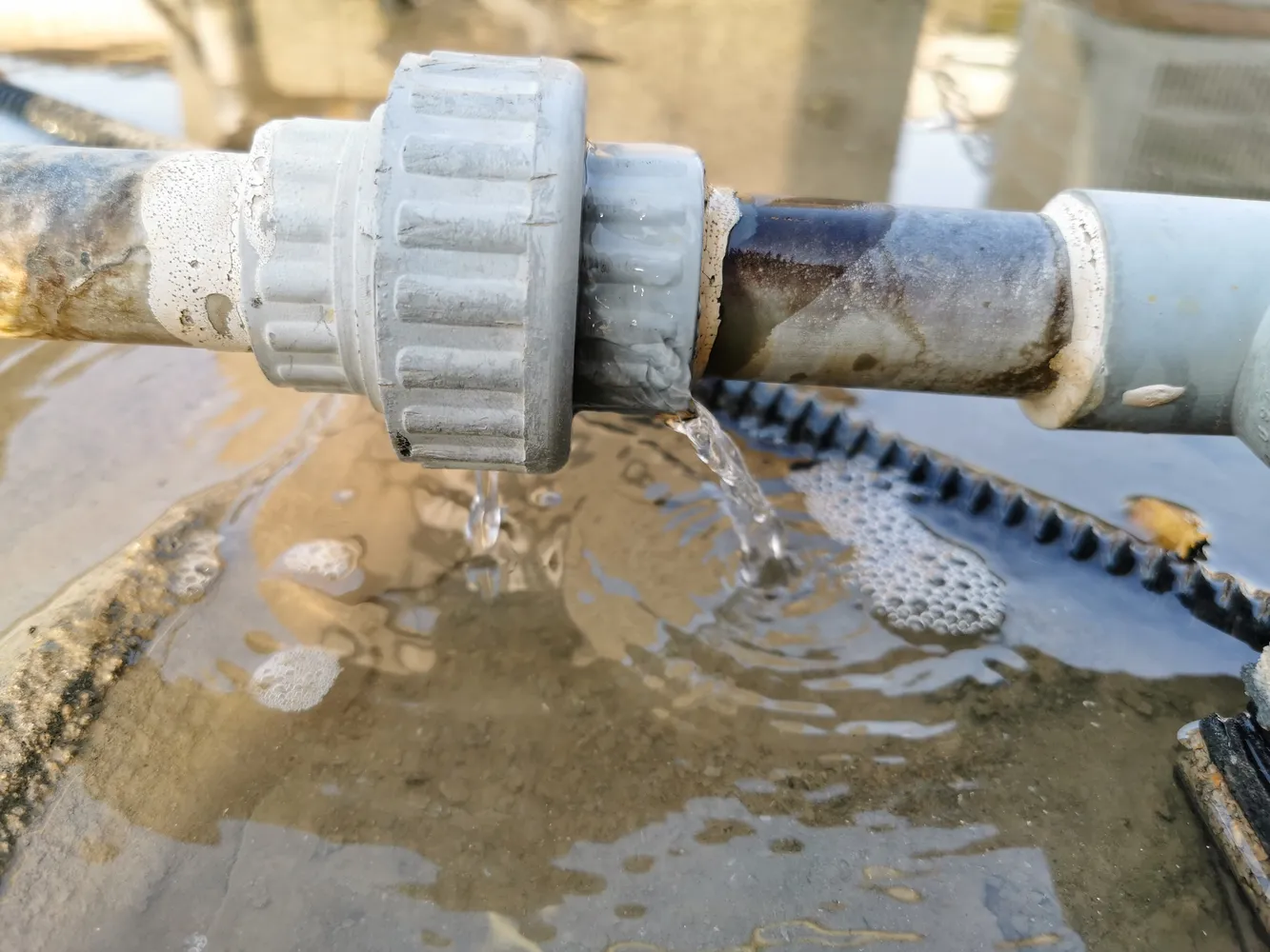 Expert plumbing technician working on home installations