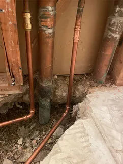 Emergency gas line repair and inspection service