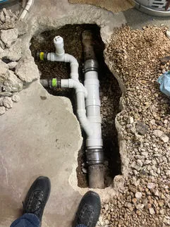 Fixing hidden water leaks in household plumbing lines